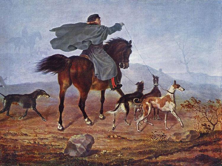 Franz Kruger Riding to the Hunt